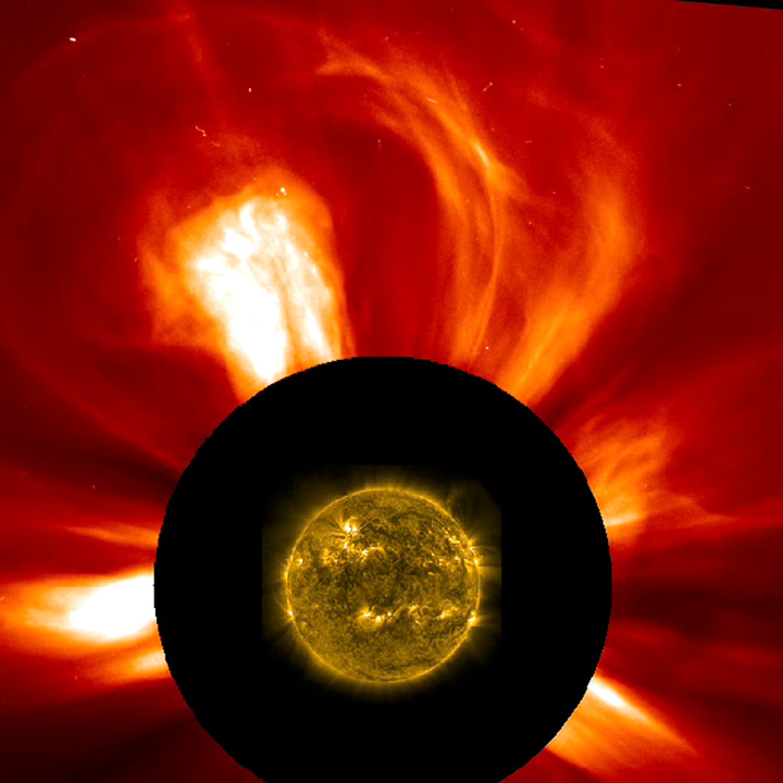 Double-barreled Solar Event