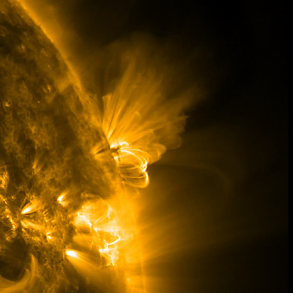 Tangled up active region