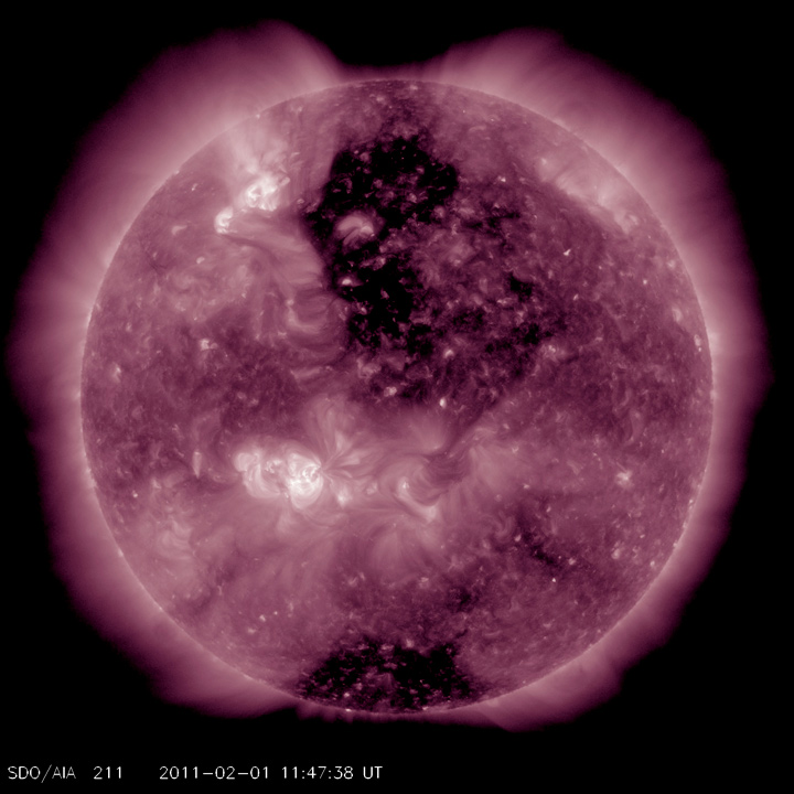 Massive Coronal Hole