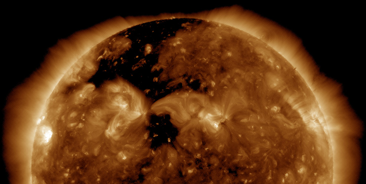 Large coronal hole